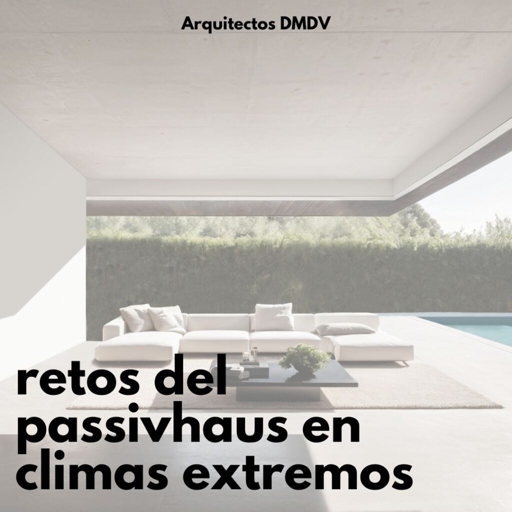 retos del passivhaus en climas extremos Arquitectos DMDV