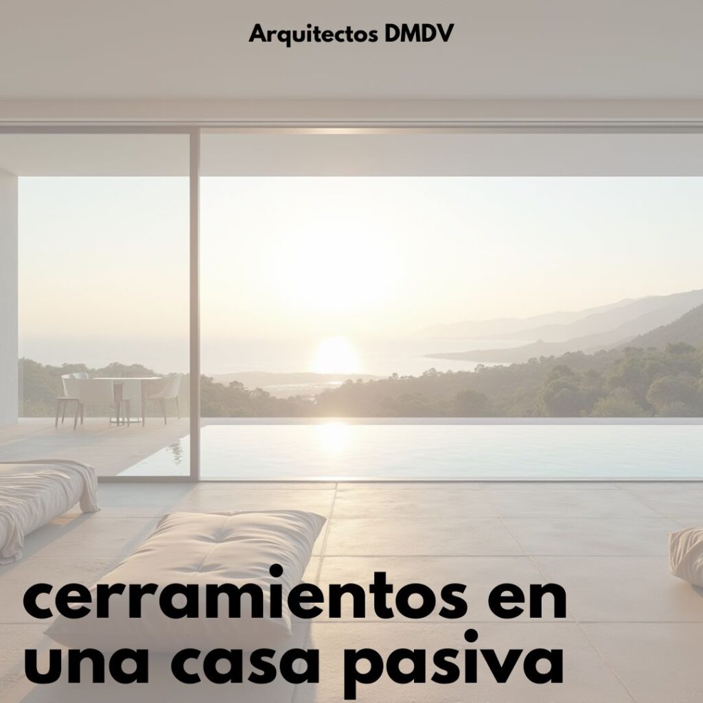 cerramientos passivhaus casa pasiva Arquitectos DMDV