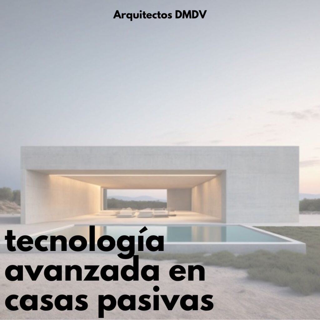 tecnologia avanzada en casas pasivas Arquitectos DMDV