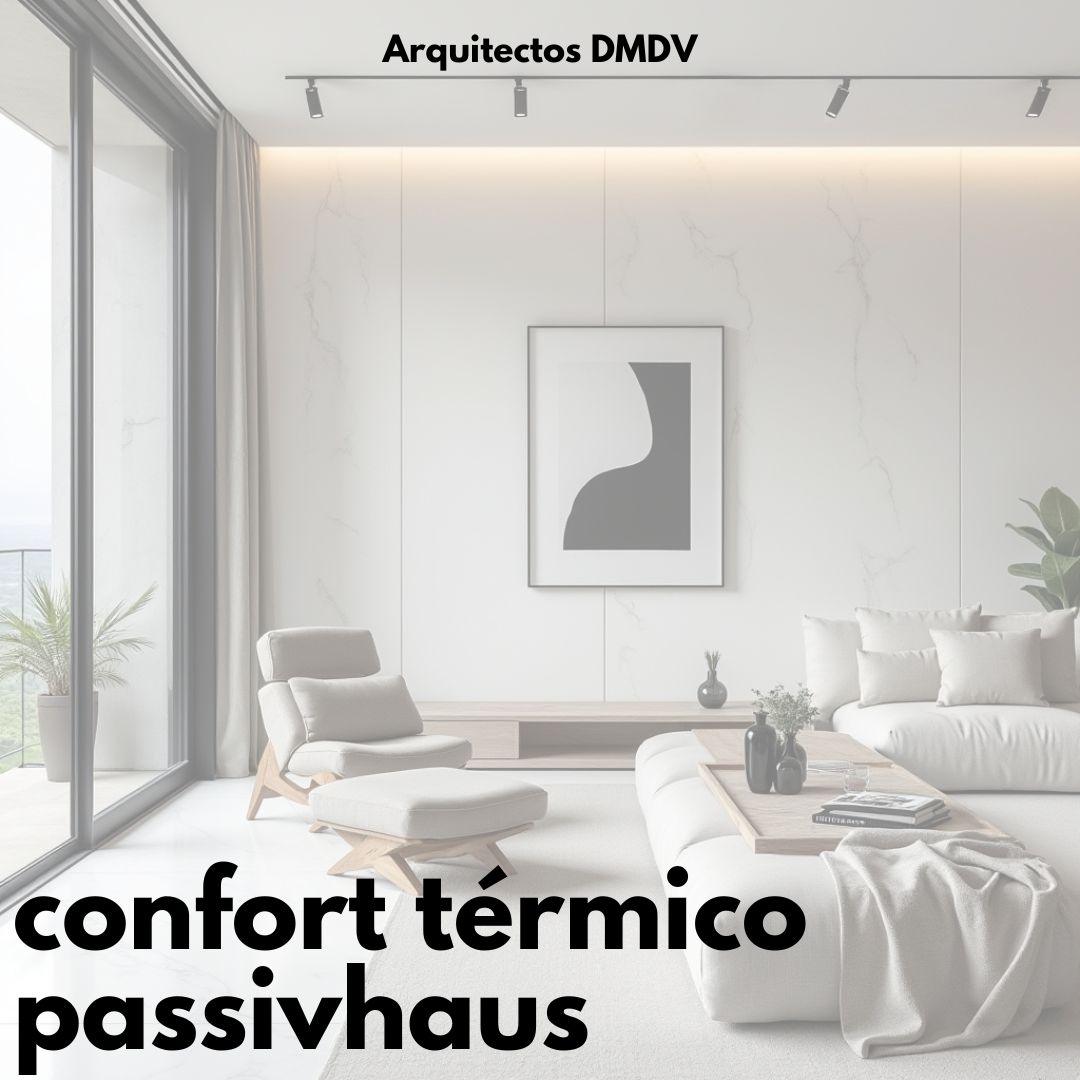 confort térmico passivhaus Arquitectos DMDV