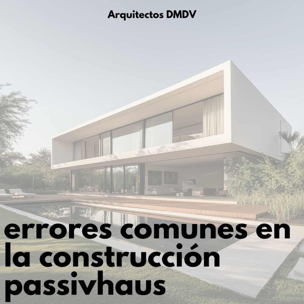 errores comunes en la construccion passivhaus Arquitectos DMDV