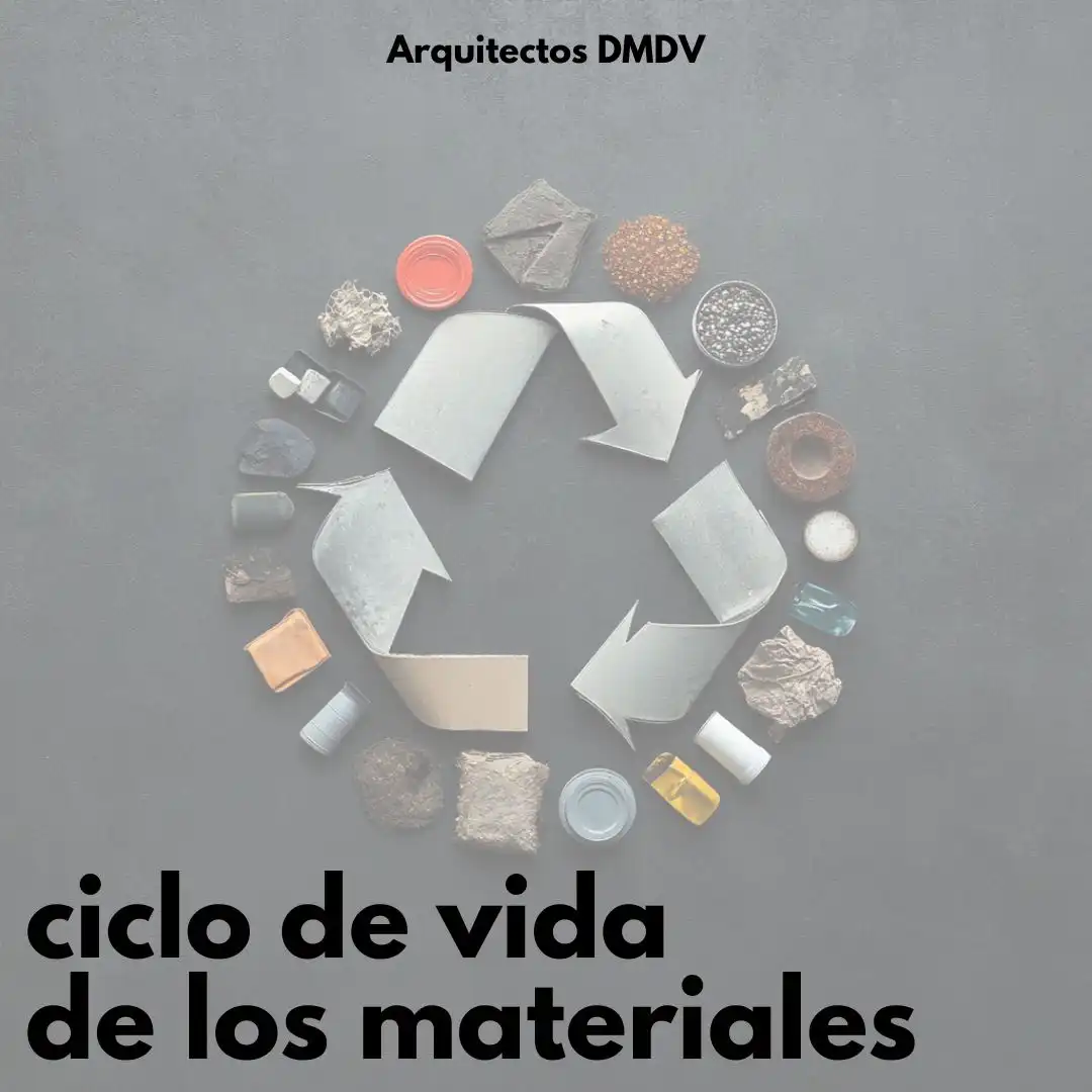 ciclo de vida de los materiales Arquitectos DMDV